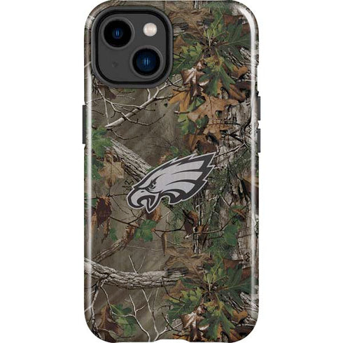 NFL Philadelphia Eagles Realtree Xtra Green Camo iPhone 15 Impact Case