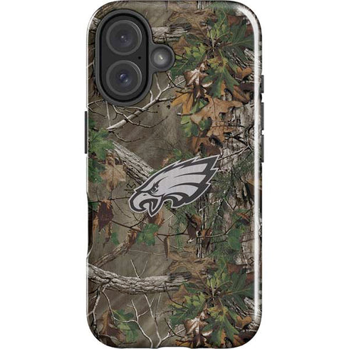 NFL Philadelphia Eagles Realtree Xtra Green Camo iPhone 16 Impact Case