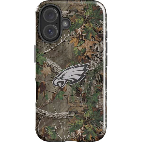NFL Philadelphia Eagles Realtree Xtra Green Camo iPhone 16 Plus Impact Case