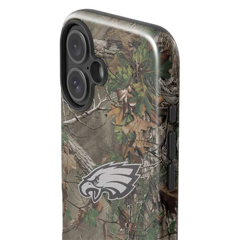 NFL Philadelphia Eagles Realtree Xtra Green Camo iPhone 16 Plus Impact Case