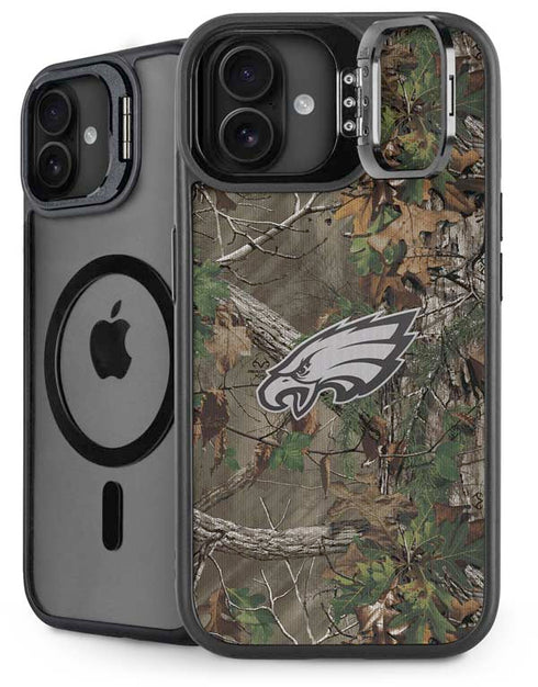 NFL Philadelphia Eagles Realtree Xtra Green Camo iPhone 16 Plus Kickstand Case