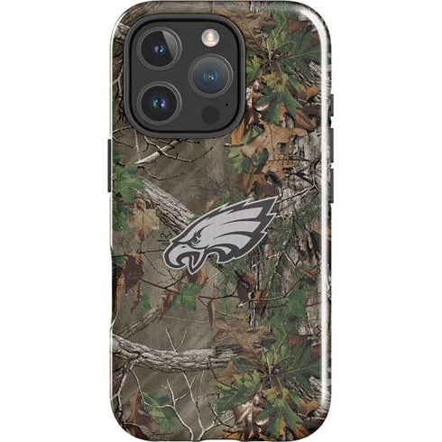 NFL Philadelphia Eagles Realtree Xtra Green Camo iPhone 16 Pro Impact Case