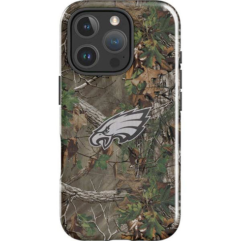 NFL Philadelphia Eagles Realtree Xtra Green Camo iPhone 16 Pro Max Impact Case
