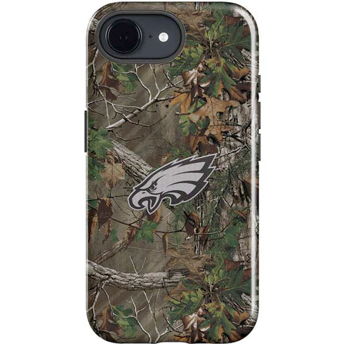 NFL Philadelphia Eagles Realtree Xtra Green Camo iPhone 16e Impact Case