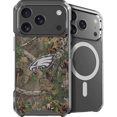 NFL Philadelphia Eagles Realtree Xtra Green Camo iPhone 18 Pro MagSafe Case