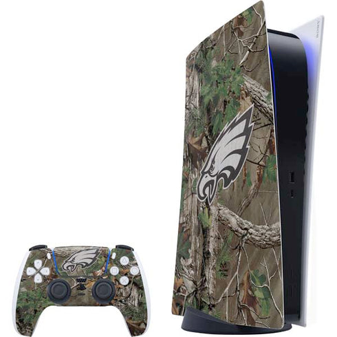 NFL Philadelphia Eagles Realtree Xtra Green Camo PlayStation PS5 Skins