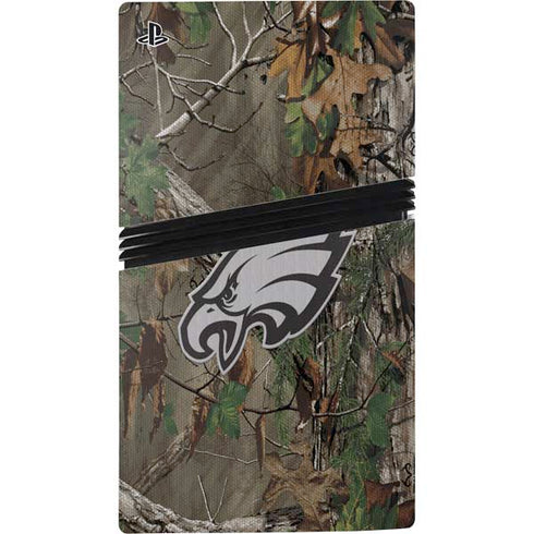 NFL Philadelphia Eagles Realtree Xtra Green Camo PS5 Pro Console Skin