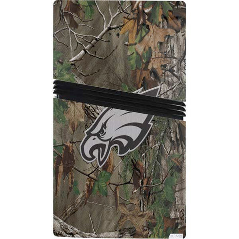 NFL Philadelphia Eagles Realtree Xtra Green Camo PS5 Pro Console Skin
