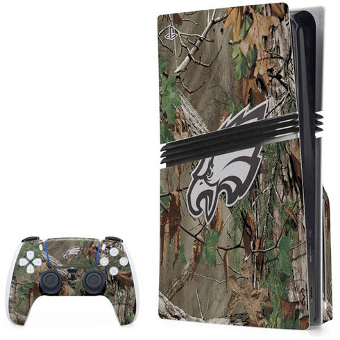 NFL Philadelphia Eagles Realtree Xtra Green Camo PlayStation PS5 Skins