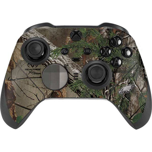NFL Philadelphia Eagles Realtree Xtra Green Camo Xbox Elite Wireless Controller Series 2 Skin