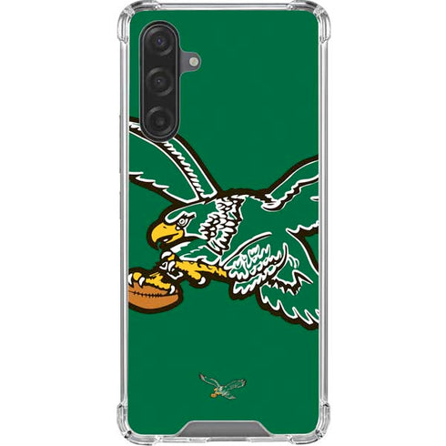 NFL Philadelphia Eagles Retro Logo Galaxy A17 Clear Case