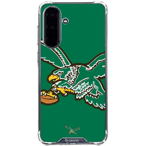 NFL Philadelphia Eagles Retro Logo Galaxy A36 5G Clear Case