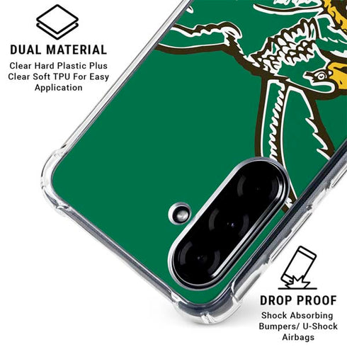 NFL Philadelphia Eagles Retro Logo Galaxy A36 5G Clear Case