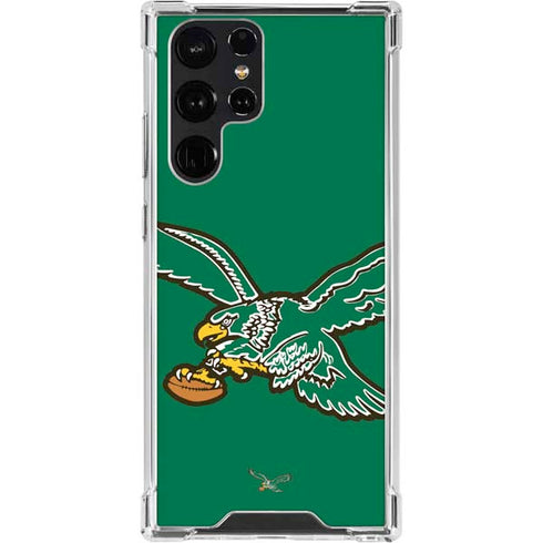 NFL Philadelphia Eagles Retro Logo Galaxy S23 Ultra Clear Case
