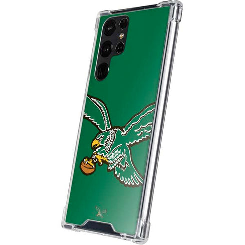 NFL Philadelphia Eagles Retro Logo Galaxy S23 Ultra Clear Case