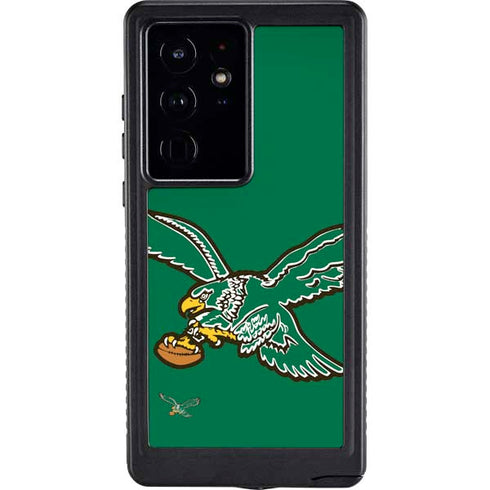 NFL Philadelphia Eagles Retro Logo Galaxy S24 Ultra Waterproof Case