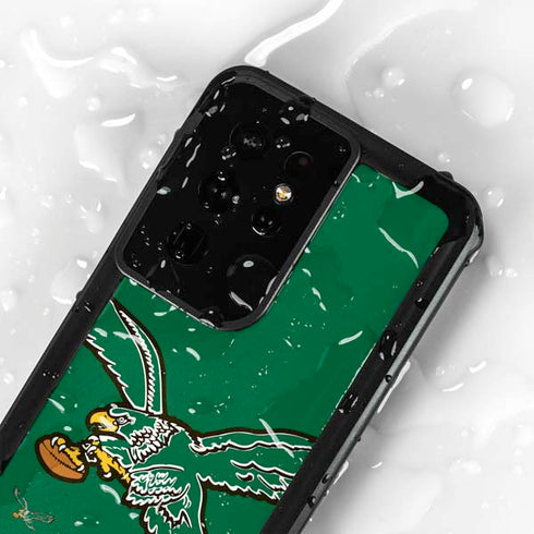 NFL Philadelphia Eagles Retro Logo Galaxy S24 Ultra Waterproof Case