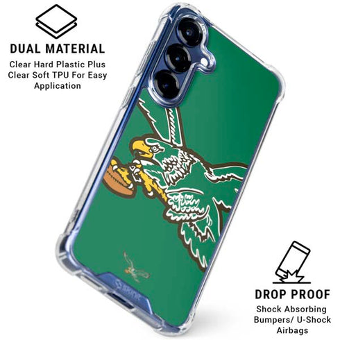 NFL Philadelphia Eagles Retro Logo Galaxy S25 Plus Clear Case
