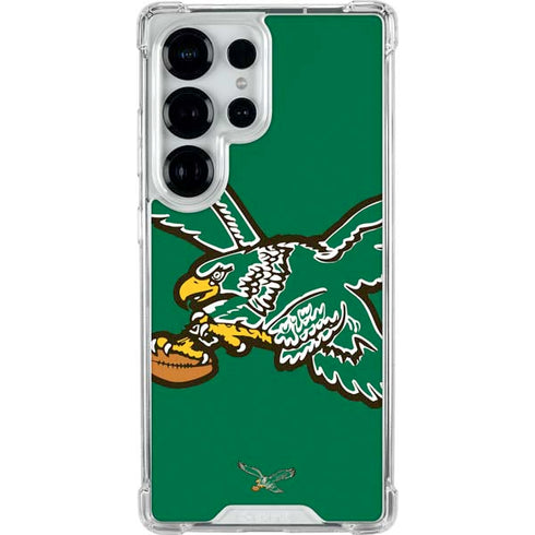 NFL Philadelphia Eagles Retro Logo Galaxy S25 Ultra Clear Case