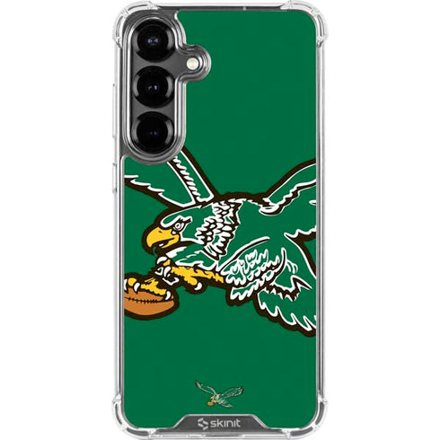 NFL Philadelphia Eagles Retro Logo Galaxy S26 Clear Case