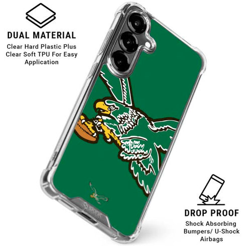 NFL Philadelphia Eagles Retro Logo Galaxy S26 Plus Clear Case