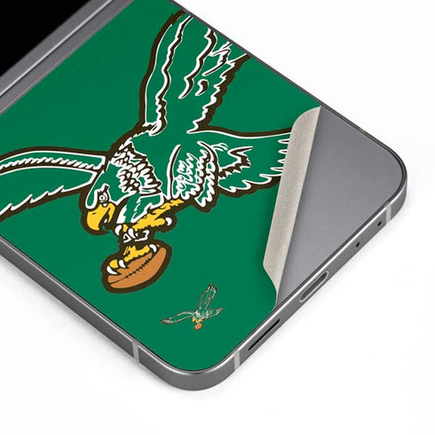 NFL Philadelphia Eagles Retro Logo Galaxy Z Flip6 Skin