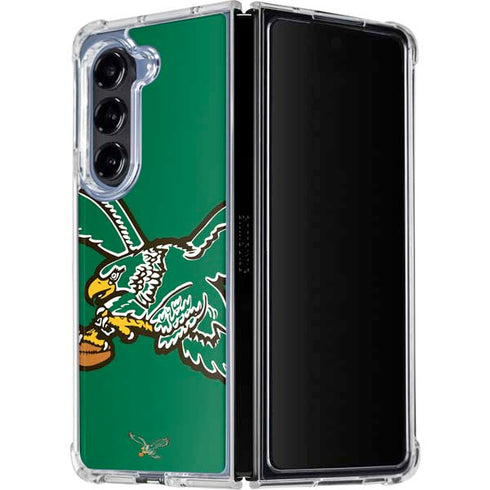 NFL Philadelphia Eagles Retro Logo Galaxy Z Fold5 5G Clear Case