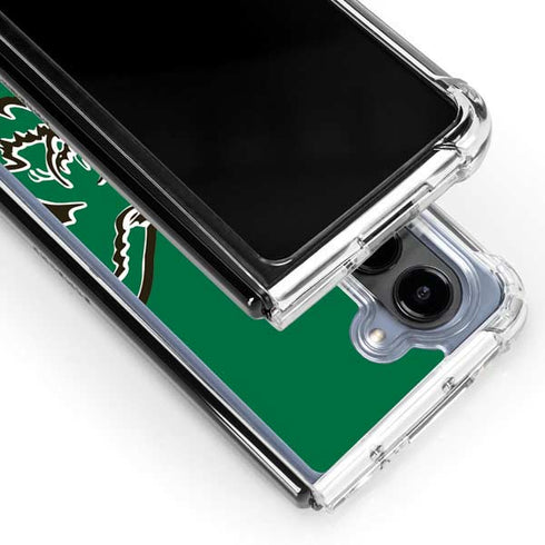 NFL Philadelphia Eagles Retro Logo Galaxy Z Fold5 5G Clear Case