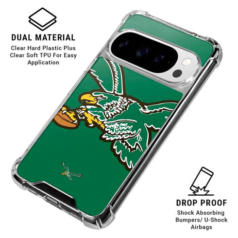 NFL Philadelphia Eagles Retro Logo Google Pixel 10 Pro XL Clear Case