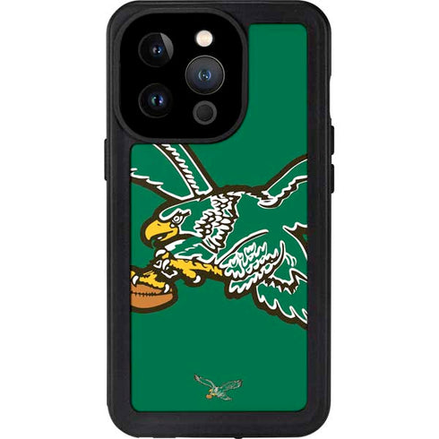 NFL Philadelphia Eagles Retro Logo iPhone 15 Pro Waterproof Case