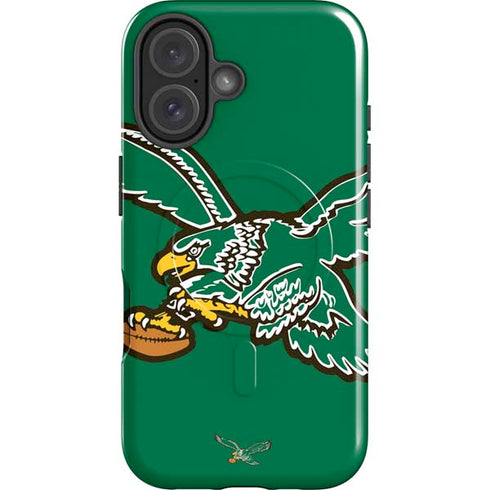 NFL Philadelphia Eagles Retro Logo iPhone 16 Magsafe Impact Case