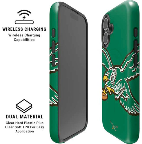 NFL Philadelphia Eagles Retro Logo iPhone 16 Magsafe Impact Case