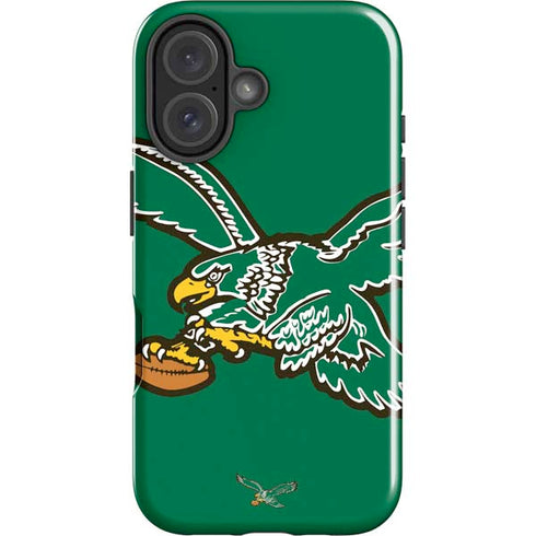 NFL Philadelphia Eagles Retro Logo iPhone 16 Plus Impact Case