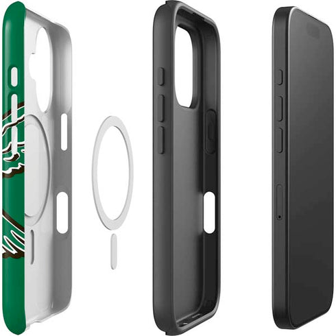 NFL Philadelphia Eagles Retro Logo iPhone 16 Plus Magsafe Impact Case