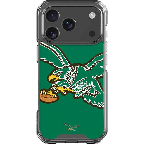 NFL Philadelphia Eagles Retro Logo iPhone 17 Pro Clear Case