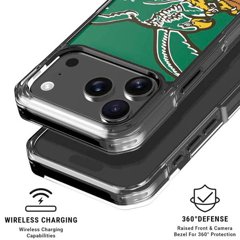 NFL Philadelphia Eagles Retro Logo iPhone 17 Pro Clear Case