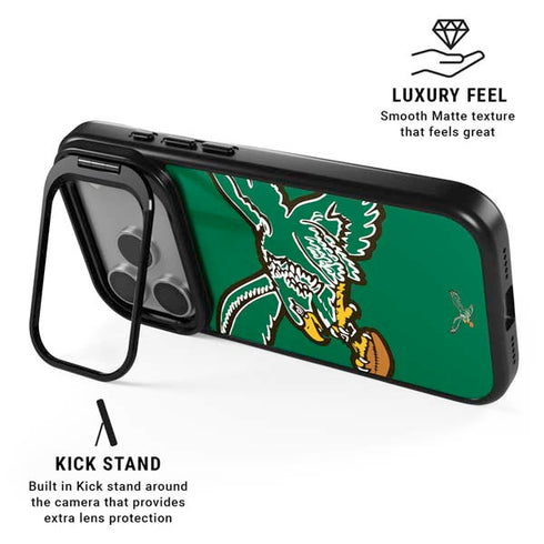 NFL Philadelphia Eagles Retro Logo iPhone 17 Pro Max Kickstand Case