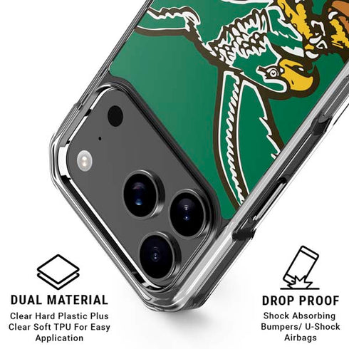 NFL Philadelphia Eagles Retro Logo iPhone 18 Pro Clear Case