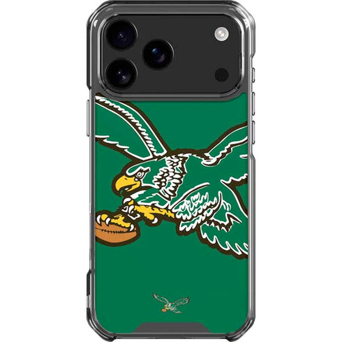 NFL Philadelphia Eagles Retro Logo iPhone 18 Pro Max Clear Case