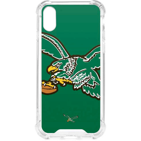 NFL Philadelphia Eagles Retro Logo iPhone XS Clear Case