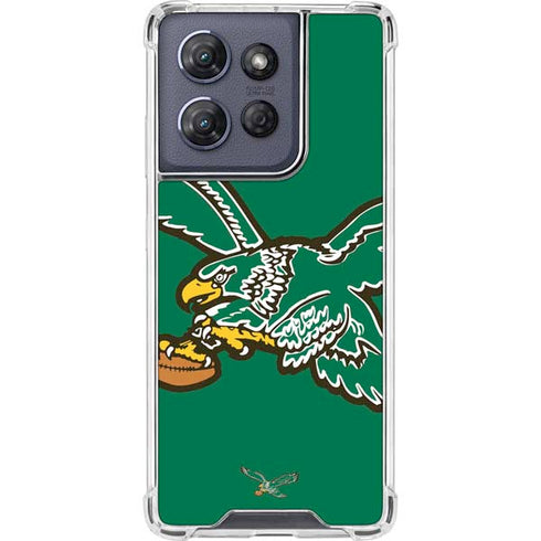 NFL Philadelphia Eagles Retro Logo Moto G Play 5G (2025) Clear Case