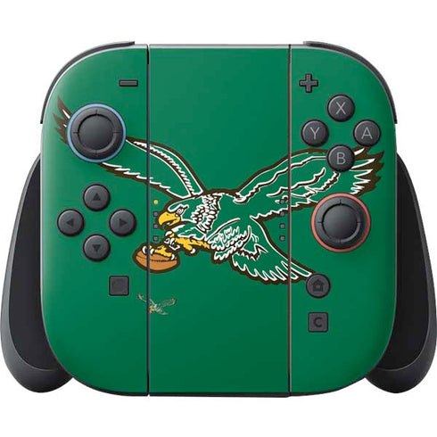 NFL Philadelphia Eagles Retro Logo Nintendo Switch 2 (2025) Joy-Con Controller Skin