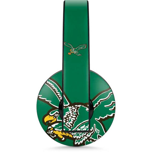 NFL Philadelphia Eagles Retro Logo PlayStation 4 Gold Wireless Headset Skin