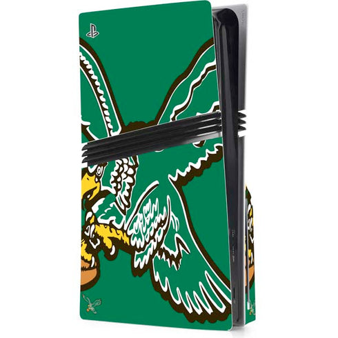 NFL Philadelphia Eagles Retro Logo PS5 Pro Disk Console Skin