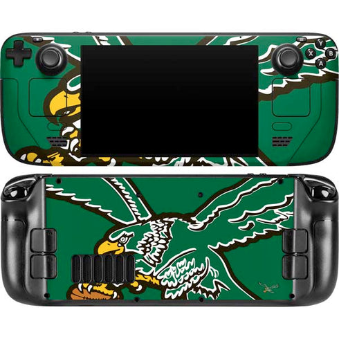 NFL Philadelphia Eagles Retro Logo Steam Deck Handheld Gaming Computer OLED Skin