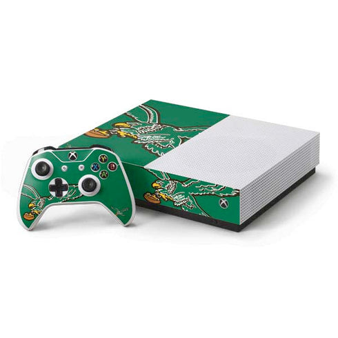 NFL Philadelphia Eagles Retro Logo Xbox One S All-Digital Edition Bundle Skin