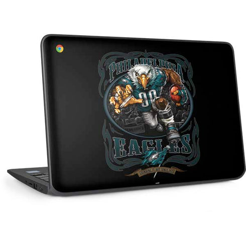 Liquid Blue NFL Philadelphia Eagles Running Back HP Chromebook Skin