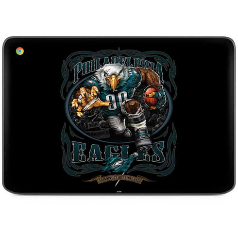Liquid Blue NFL Philadelphia Eagles Running Back HP Chromebook Skin
