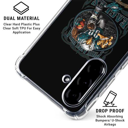 Liquid Blue NFL Philadelphia Eagles Running Back Galaxy A36 5G Clear Case