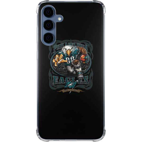 Liquid Blue NFL Philadelphia Eagles Running Back Galaxy A55 5G Clear Case